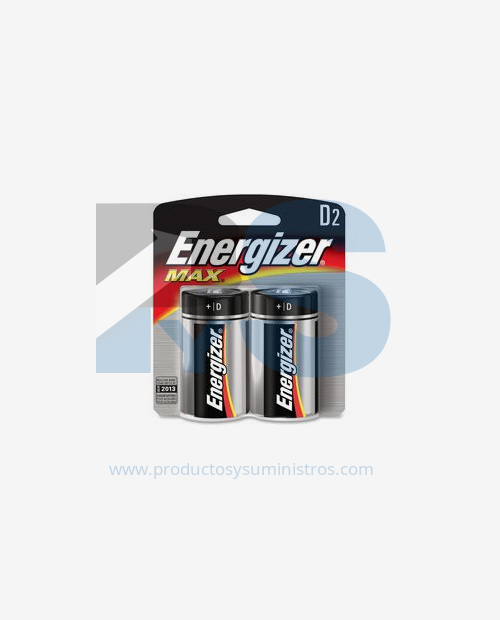 Pila Energizer Tipo D * 2 unidades