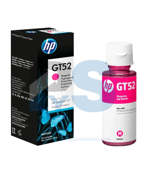 Tinta Botella HP GT52 Magenta