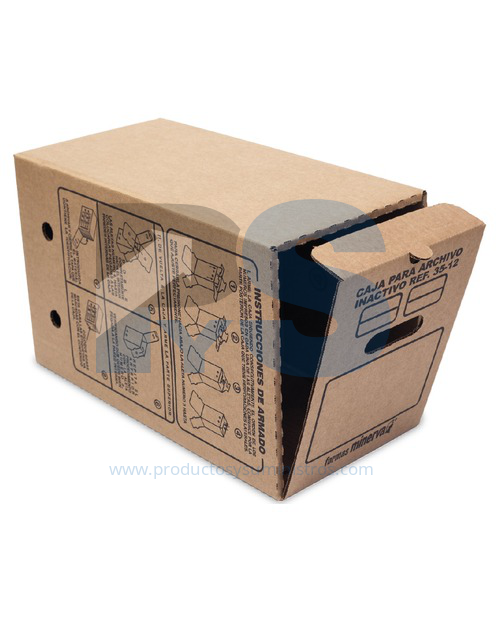 CAJA ARCHIVADORA CORRUGADO IMPORTADO 40 X 35 X 30 - Rufipacks