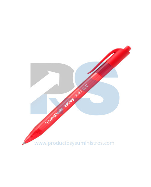 Esfero Kilometrico Retractil Rojo x 12 Unidades