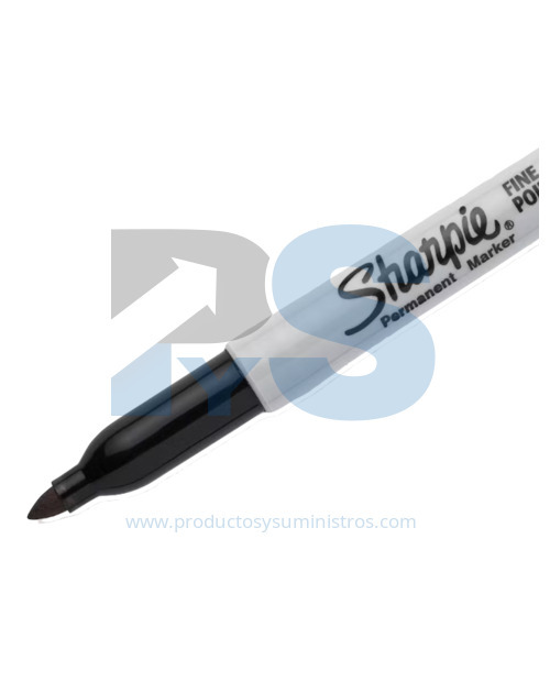Marcador Permanente Sharpie Punta Fina Negro