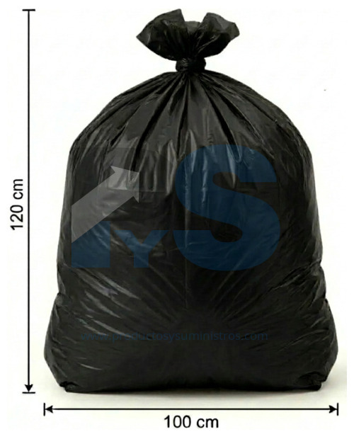 Bolsa Industrial Negra 100x120 x 6 Uds