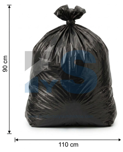 Bolsa Jumbo Negra 90x110 x 6 Uds