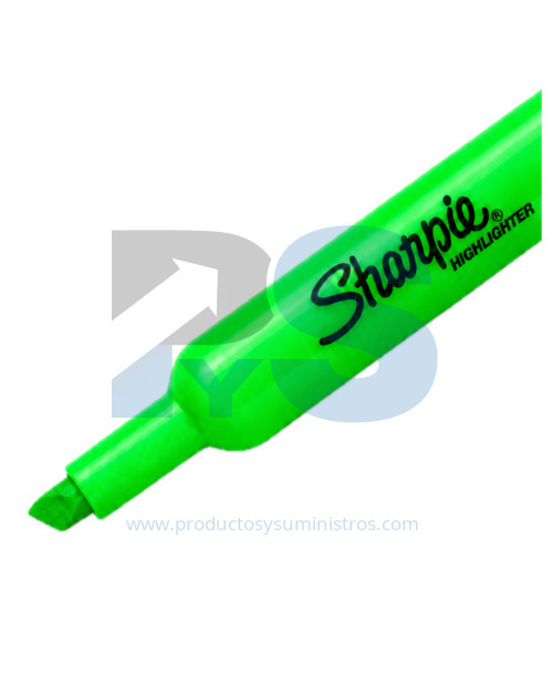 Resaltador Verde Sharpie Tank