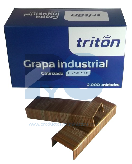 Grapa Galvanizada TRITON C-58 5/8 x 2000 uds