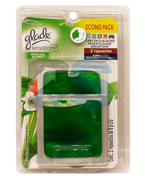 Glade® - Pack de 8 Recambios para Ambientador Hogar Automático