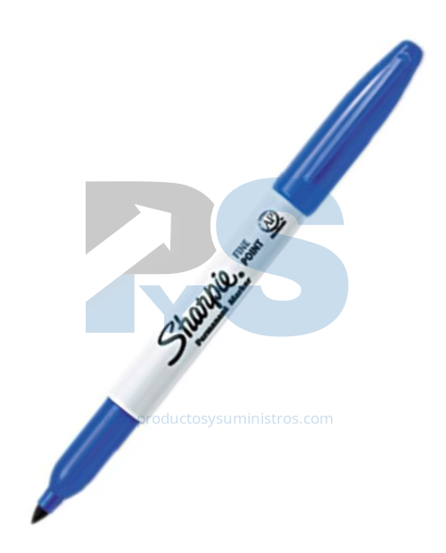 Marcador Permanente Sharpie Punta Fina Azul