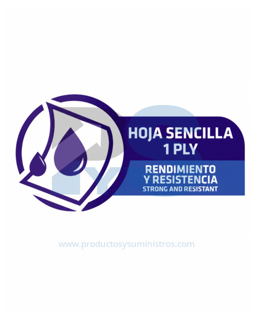 Toalla Manos Blanca Sanitisu x 6 rollos x 18O m C/rollo