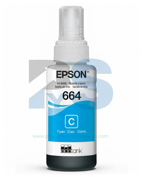 Tinta Botella T664220 Cyan L200 70 ml