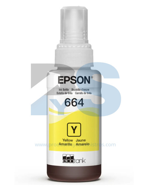 Tinta Botella T664420 Yellow L200 70 ml
