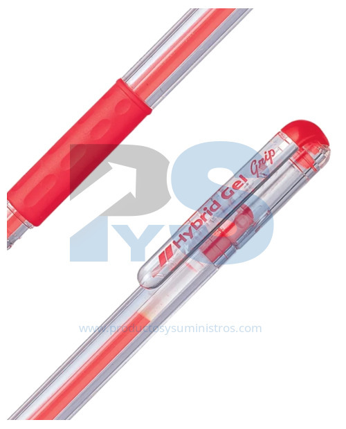 Esfero Hybrid Gel Pentel Rojo