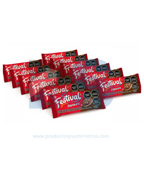Galletas Festival Chocolate  x 12 Uds