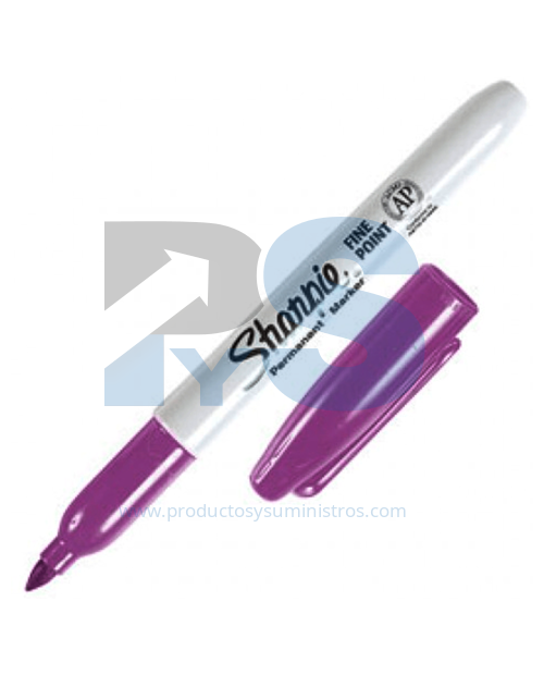 Marcador Permanente Sharpie Punta Fina Morado