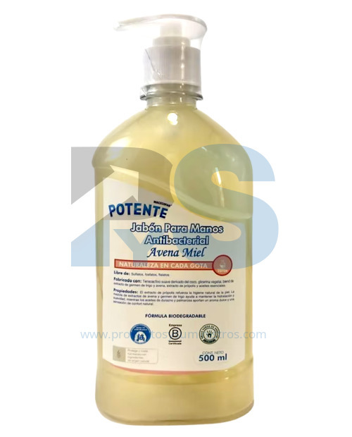 Jabón Líquido Manos Antibacterial Macecofar Ref 424 x 500ml Avena Miel