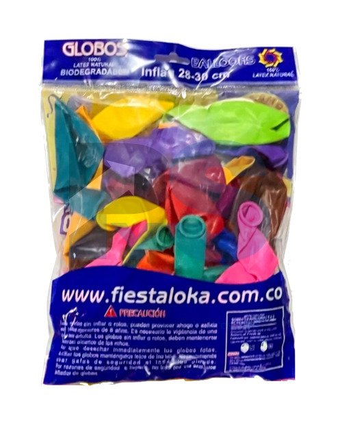 Globos Surtidos R12 x 50 Uds Bombatex