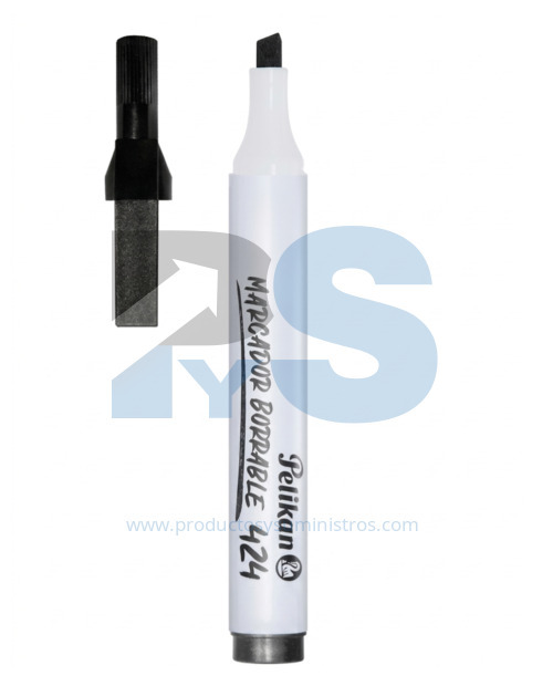 Marcador Borrable Pelikan 424 Negro