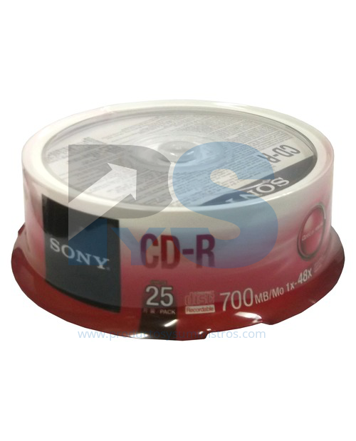 CDR Sony * 25 unidades