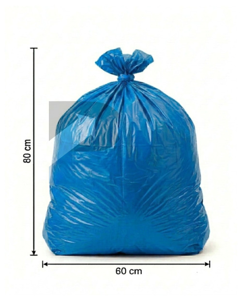 Bolsa de Basura Azul  60x80 x  6 Uds