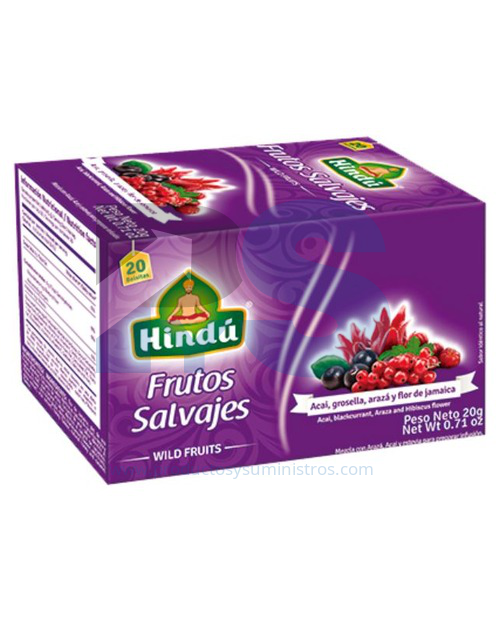 Te Hindu Frutos Salvajes *20 sobres