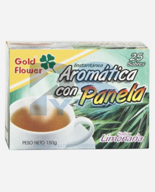 Aromatica con Panela Gold Flower *25 bolsas