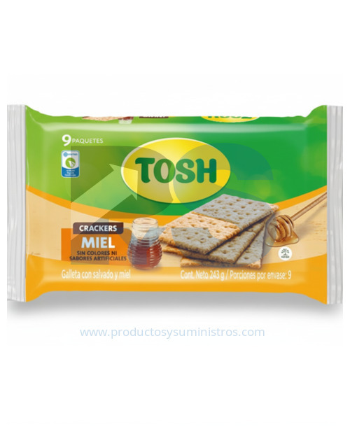 Galleta Tosh Miel x 9 Paquetes