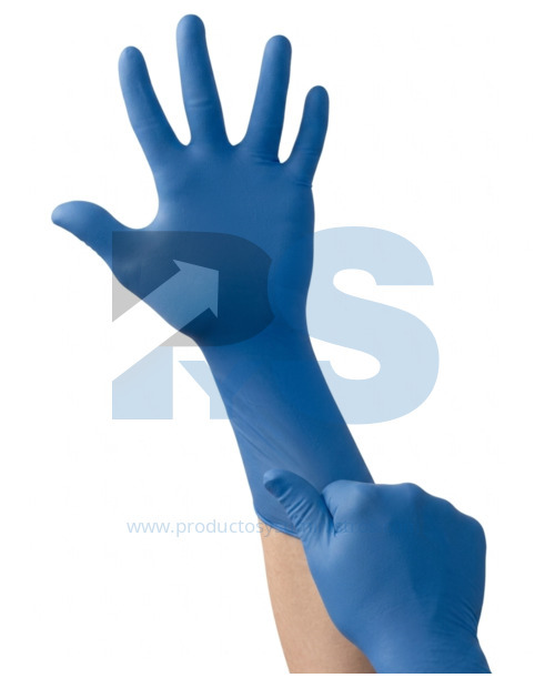 Guante de Nitrilo Azul Ukaint x 100 Unidades