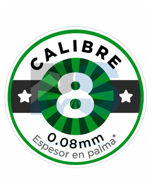Guante de Nitrilo Azul Calibre 8 x 100 Unidades