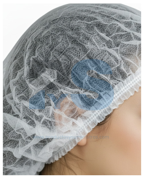 Gorro Desechable Tipo Oruga x 100 Uds