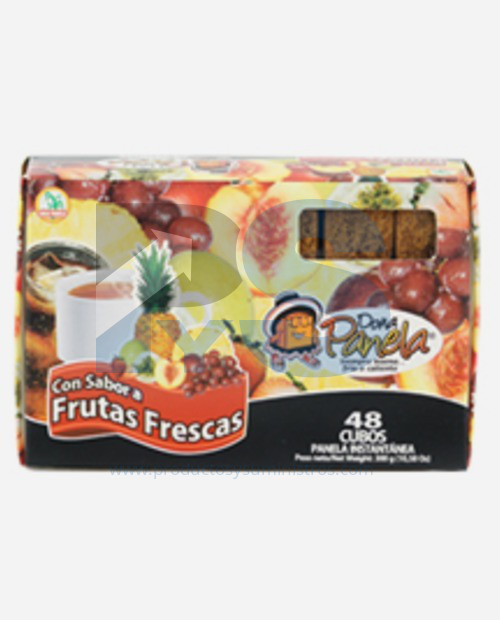 Panela En Cubos Frutas Frescas *48 Cubos