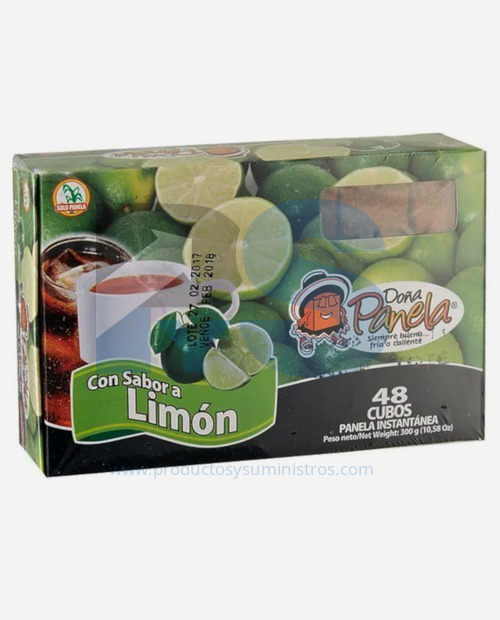 Panela En Cubos Limón *48 Cubos