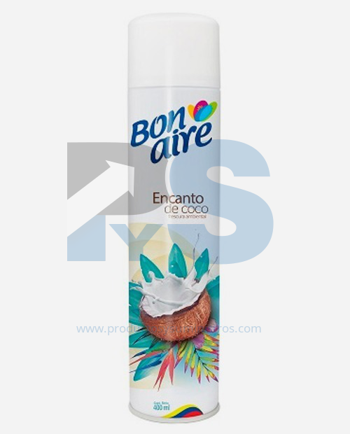 Ambientador Bonaire Spray Encanto De Coco *400 ml