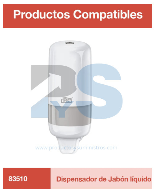 Gel Antibacterial Tork Repuesto Ref. 80107  x 1000 ml