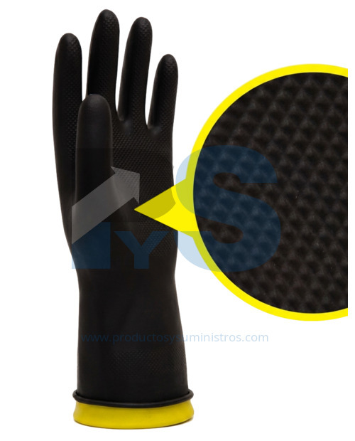 Guante Bicolor Rubberplus Calibre 25