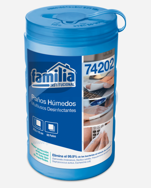 Pañito Húmedo Multiusos Familia 74202*60 Toallas