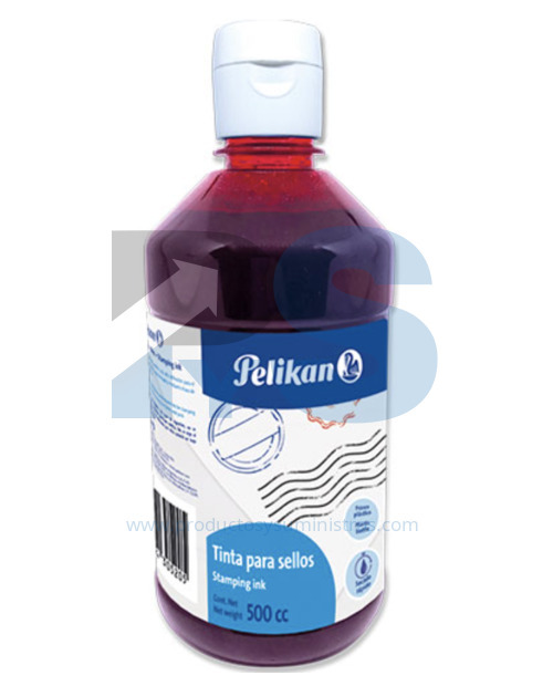 Tinta para Sellos Pelikan Roja x 500 cc