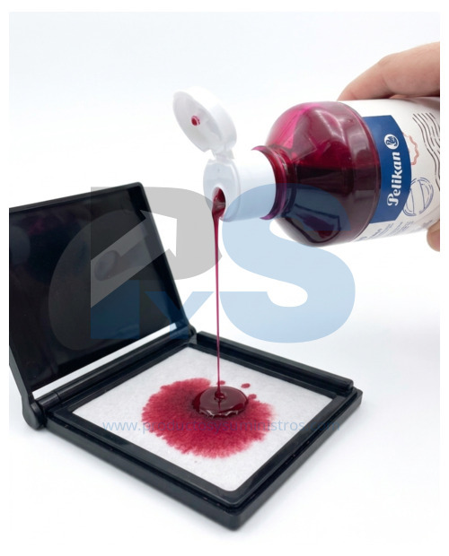 Tinta para Sellos Pelikan Roja x 500 cc