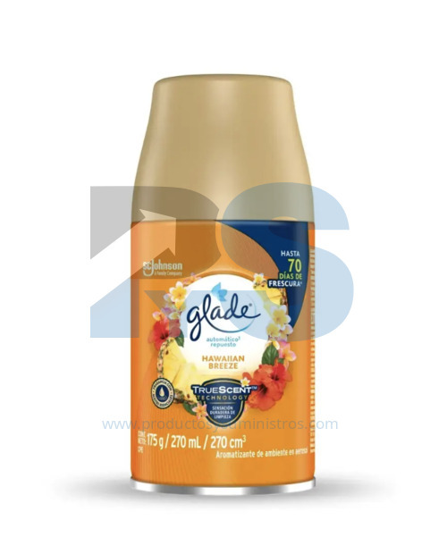 Repuesto Ambientador Glade Automático Hawaiian Breeze x 270 ml