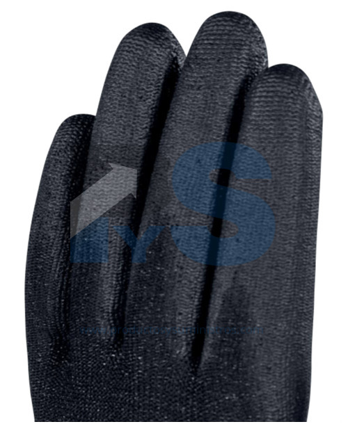 Guante Tejido de Poliéster Palma PU Delta Plus VE702PN Talla 8 x 12 pares