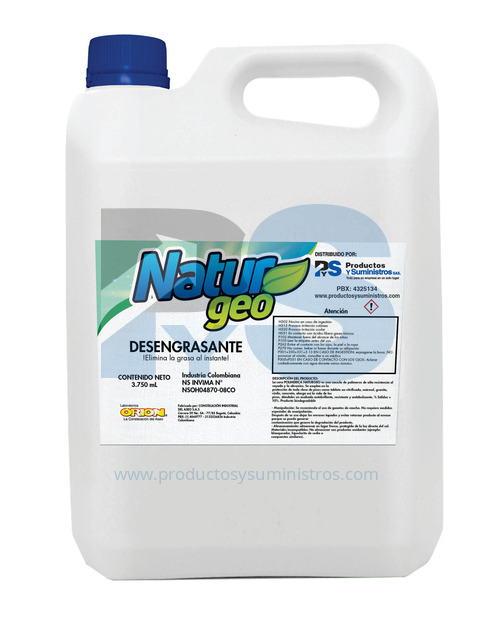 Desengrasante Industrial Naturgeo x 3.750 ml 