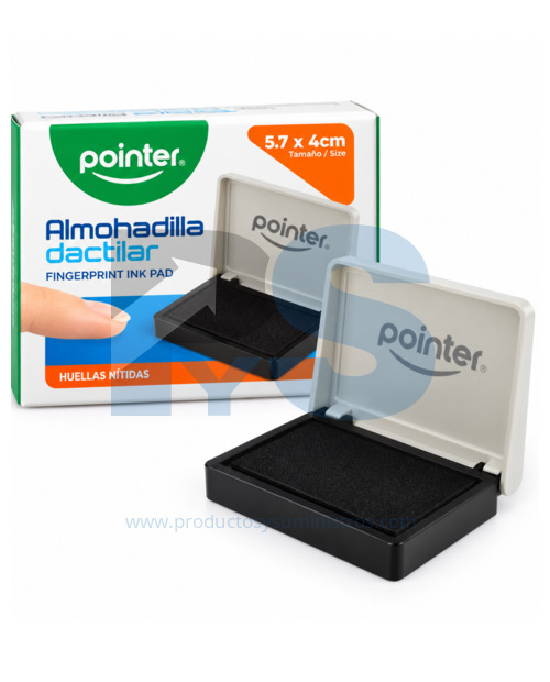 Almohadilla Dactilar Pointer 5.7x4 cm