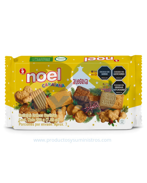 Galletas Navideñas Caravana Caja x 200 grs