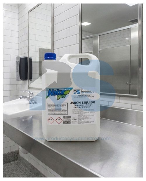Jabón Líquido para Manos Sin Olor Naturgeo x 3750 ml
