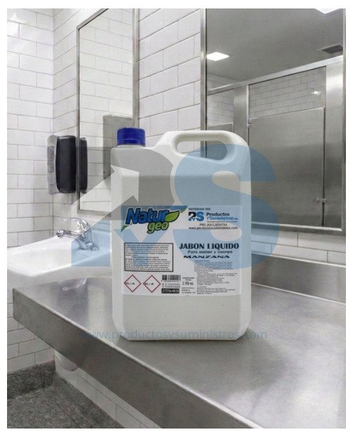 Jabón Líquido para Manos Manzana Naturgeo x 3750 ml 