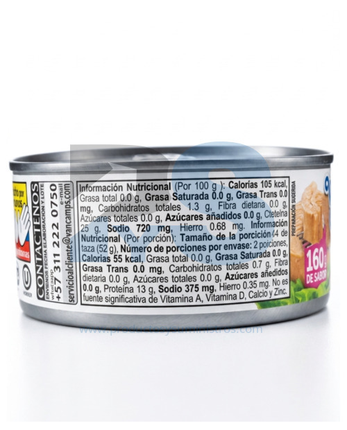 Atun en Agua Van Camps 160g