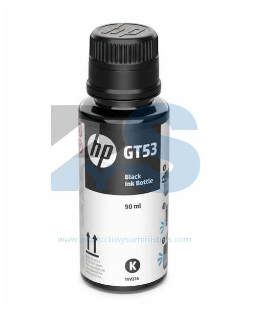 Botella de Tinta HP GT53 Negra Original