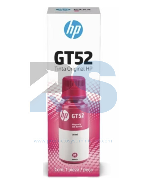 Botella de Tinta HP GT52 Magenta