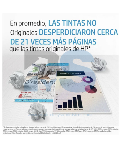 Botella de Tinta HP GT52 Magenta