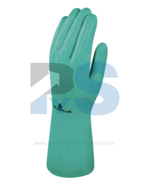 Guante de Nitrilo Interior Flocado de Algodón Delta Plus NITREX VE801