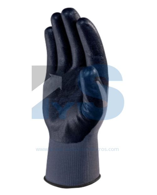 Guante en Poliester con Impregnación en Nitrilo VE722NO Talla 7