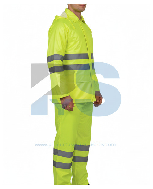 Conjunto de Lluvia Amarillo de Poliéster/PVC - Delta Plus EN400LVJATM Talla M